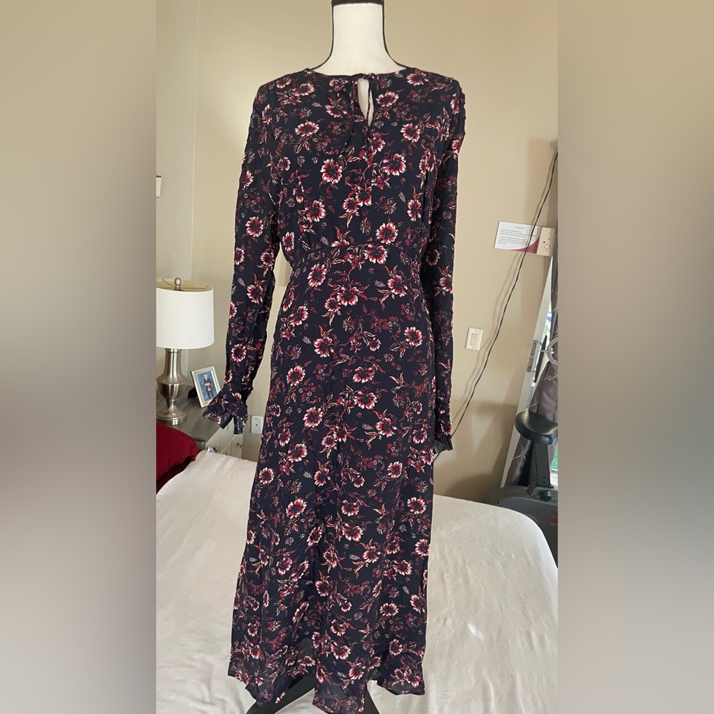 long flowered dress, Tommy Hilfiger new